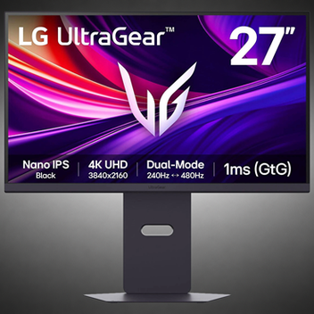LG UltraGear 27G850A, 27 Zoll Gaming Monitor, 480Hz, IPS, G-SYNC Compatible und FreeSync Premium Pro