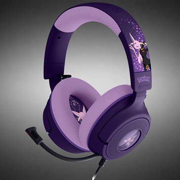Razer Kraken V4 X Pokémon Edition Gaming-Headset, USB-C, 40 mm - Espeon/Umbreon