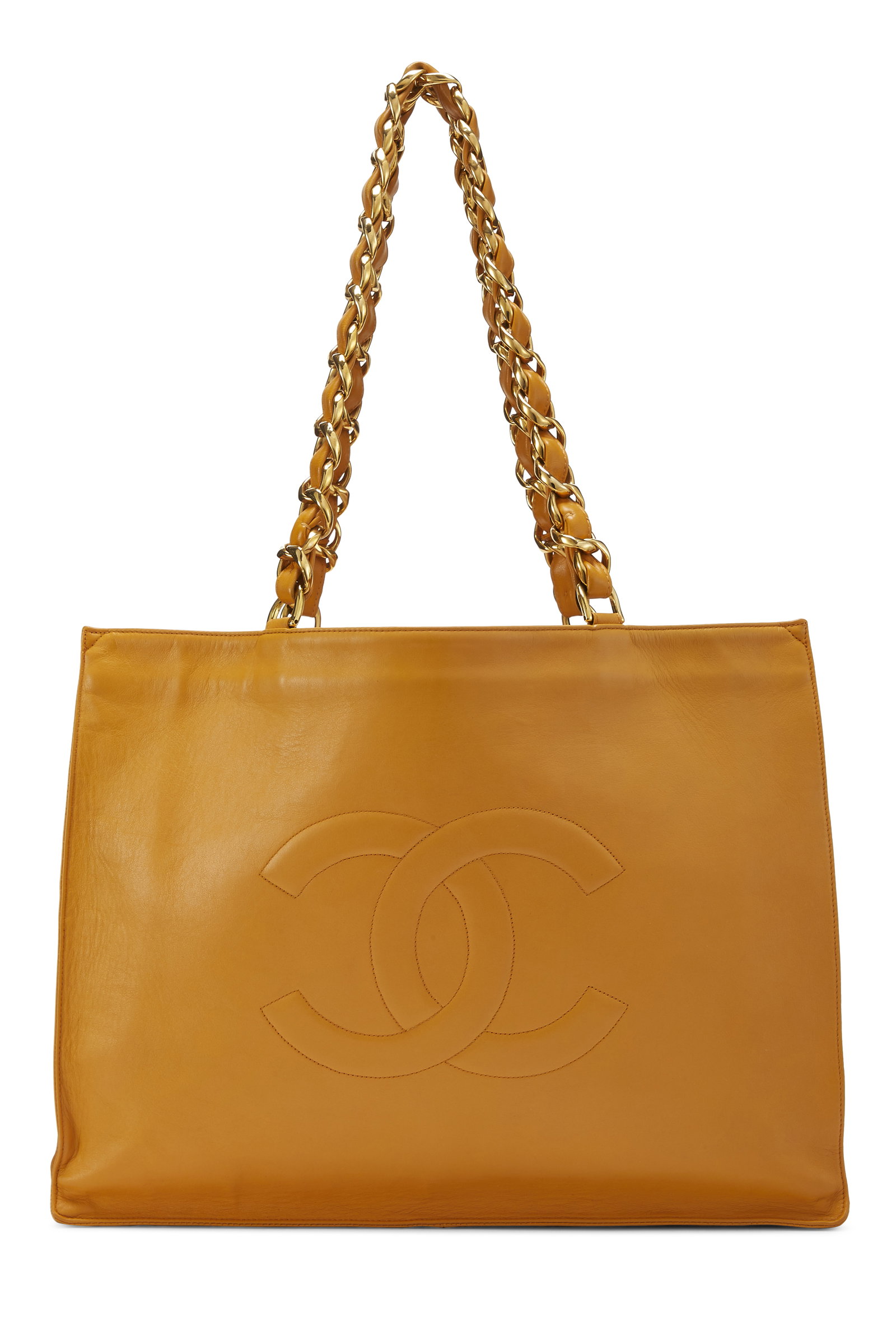 Orange Lambskin Flat Chain ...