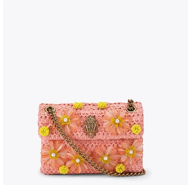 Mini Raffia Kensington Bag
