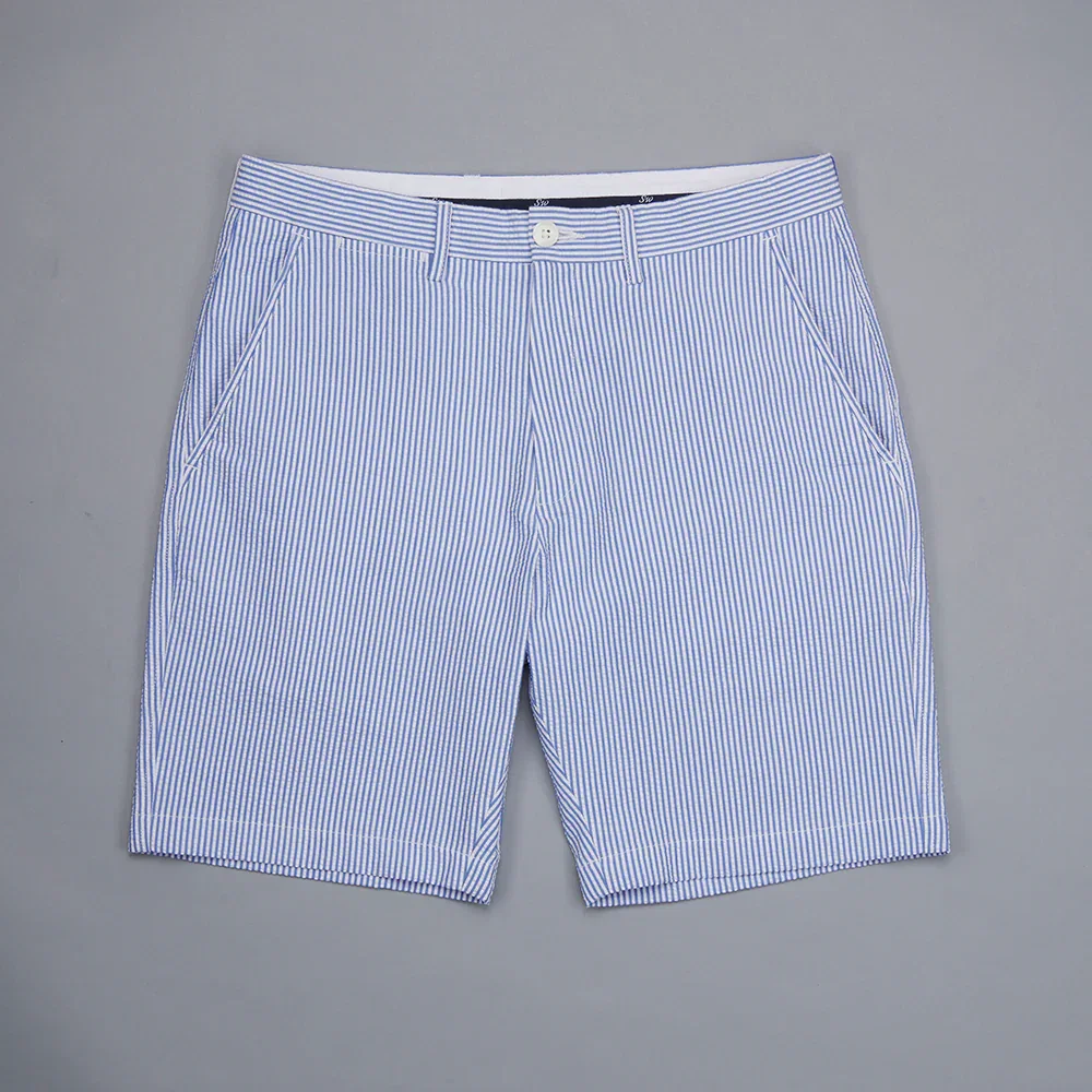 Image of Seersucker Shorts - Blue