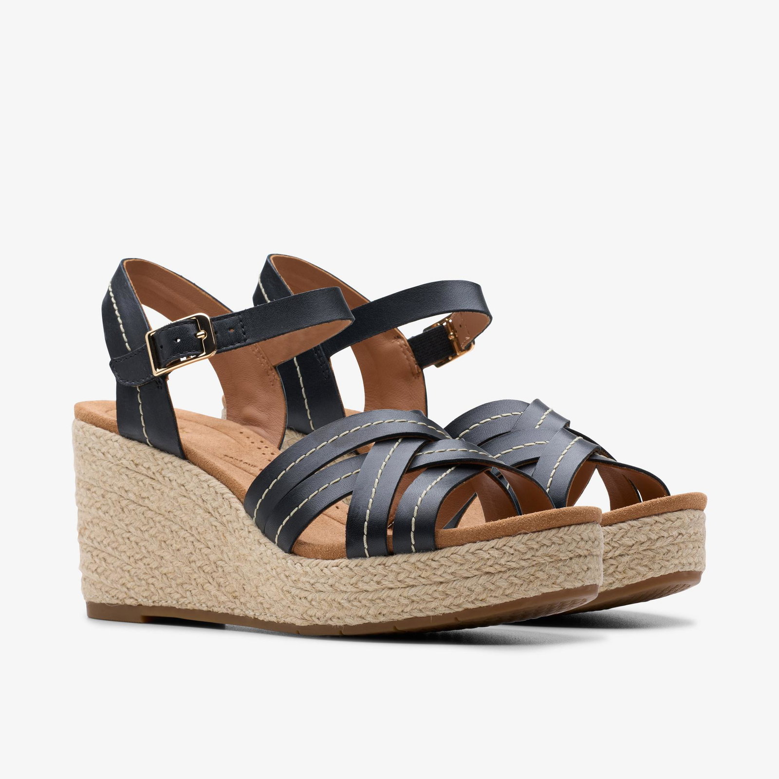 Shop Sabina Strap Black Leather
