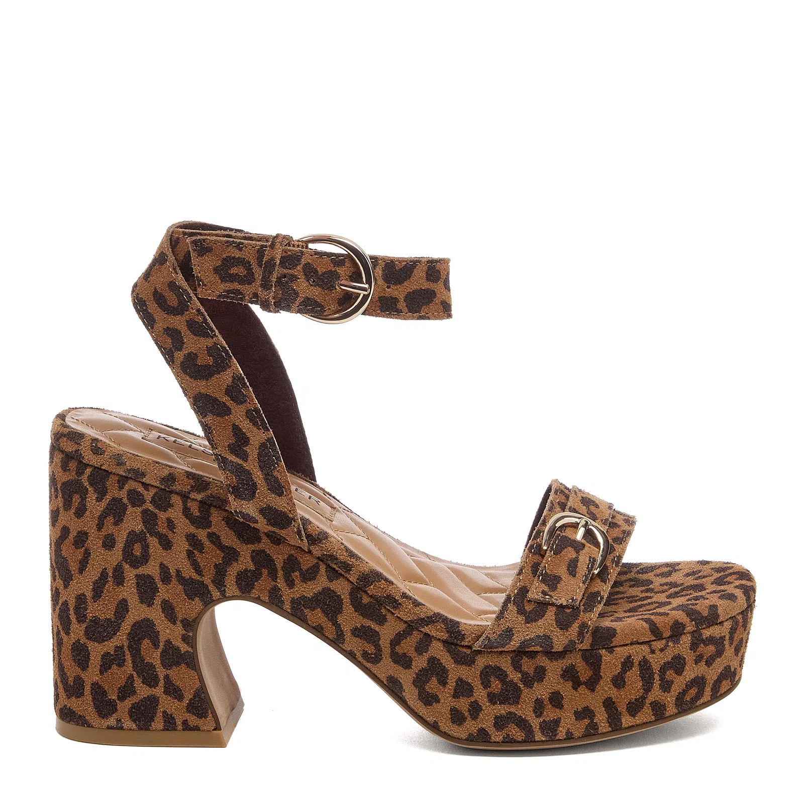 Image of Wendy Leopard Suede Heel