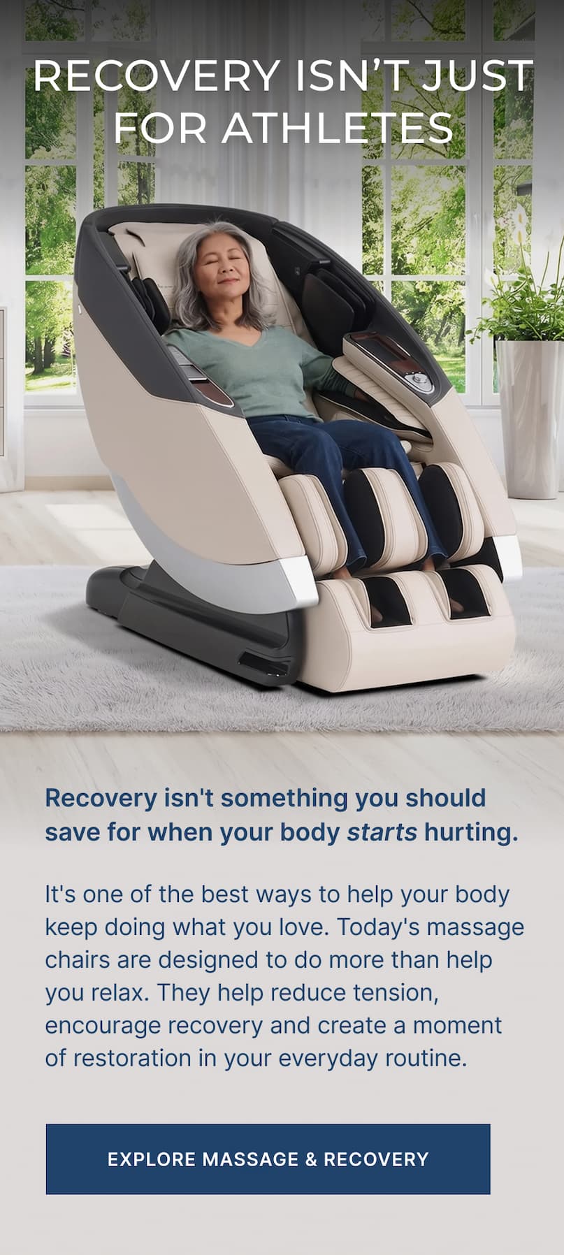 recovery isn't just for athletes