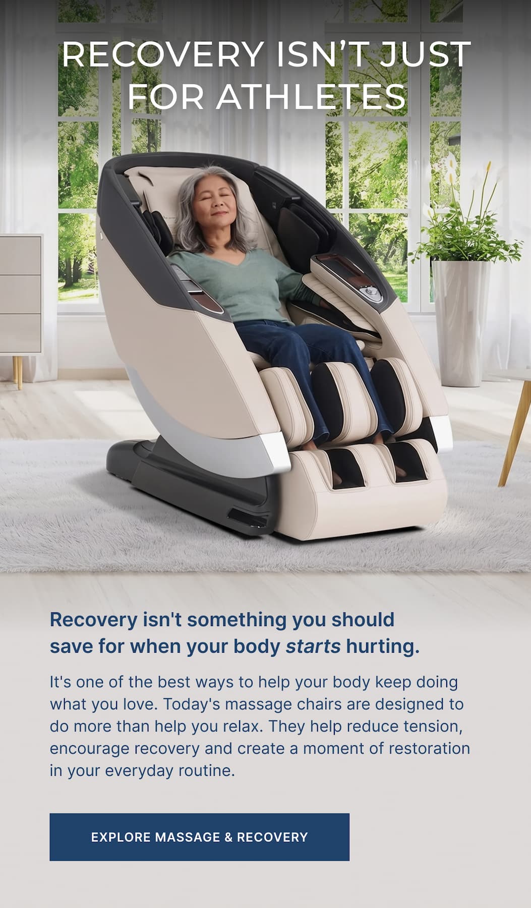 recovery isn't just for athletes