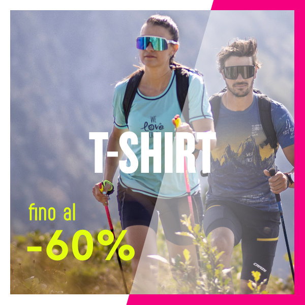 Saldi estivi SPORTLER: magliette trekking fino al -50%