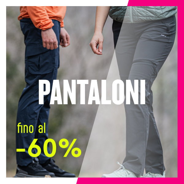Saldi estivi SPORTLER: pantaloni trekking fino al -60%