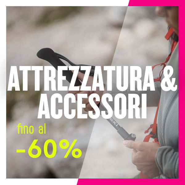 Saldi estivi SPORTLER: accessori e attrezzatura fino al -60%