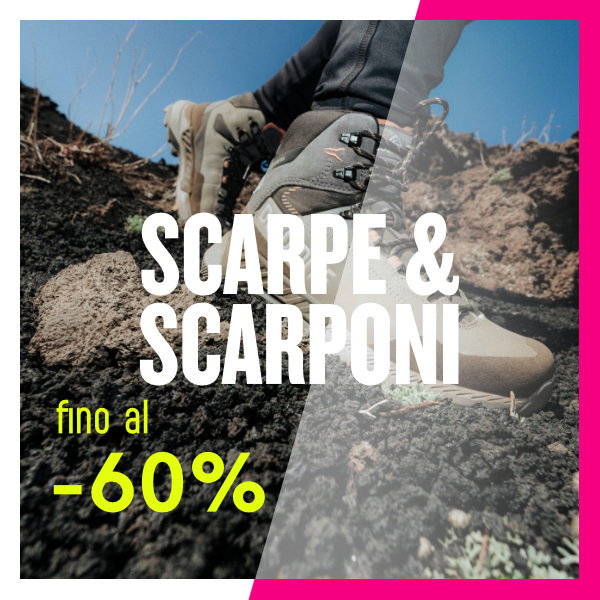 Saldi estivi SPORTLER: scarpe e scarponi fino al -60%