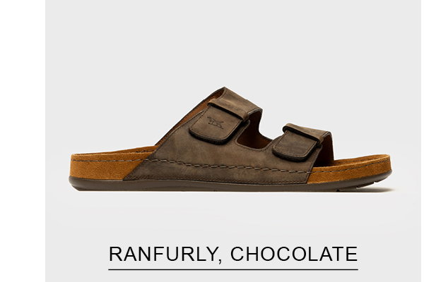 Shop Ranfurly Slide, Chocolate online and instore at Rodd & Gunn