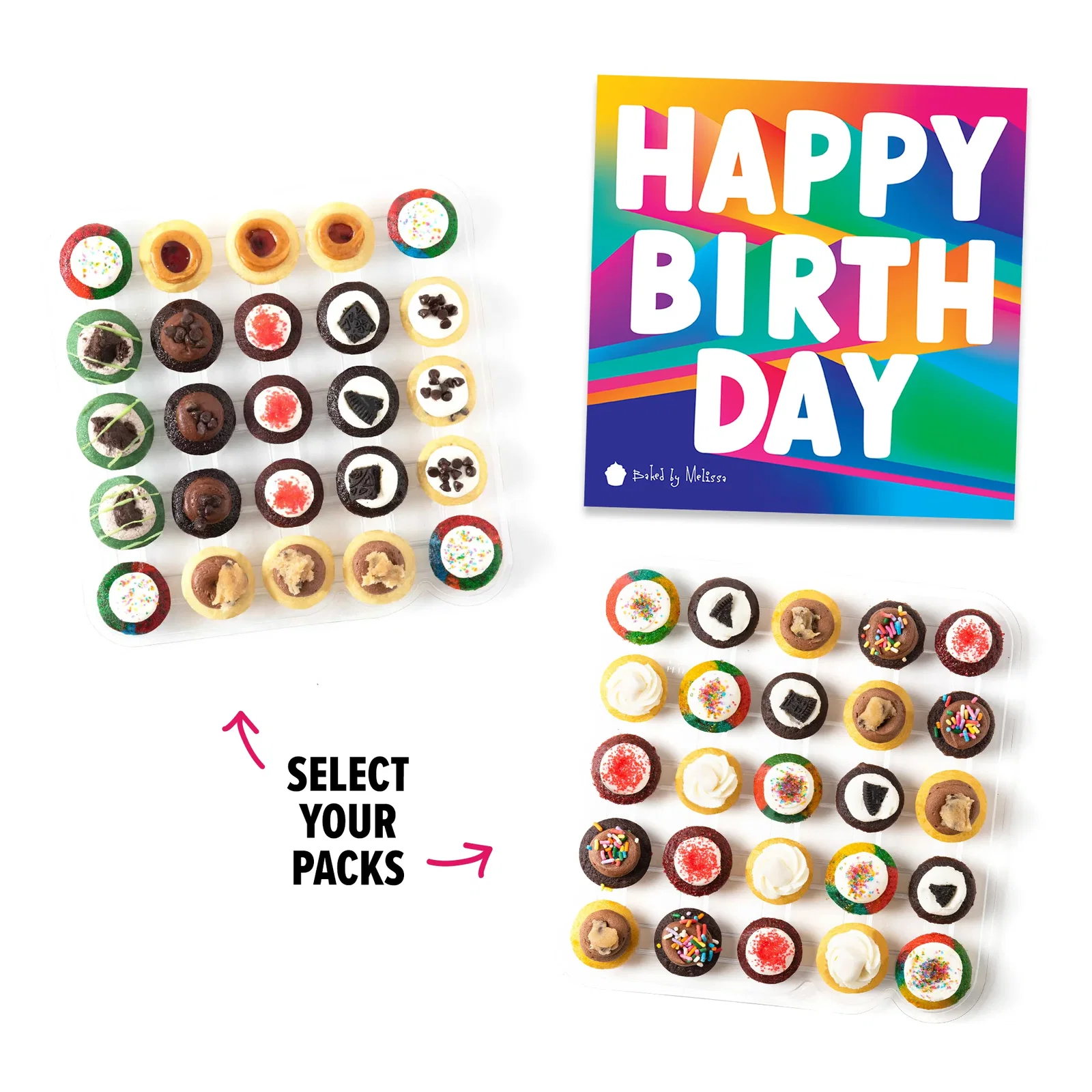 Image of Groovy Birthday Gift Box 50-Pack
