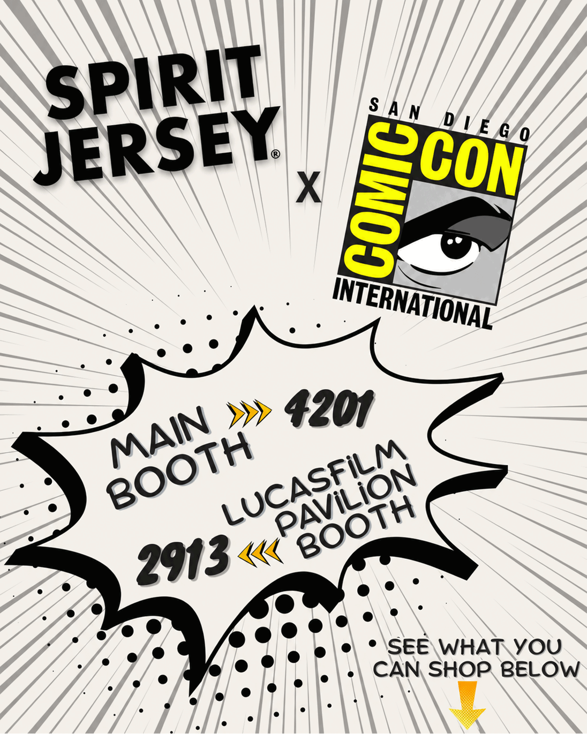 Spirit Jersey x San Diego Comic Con