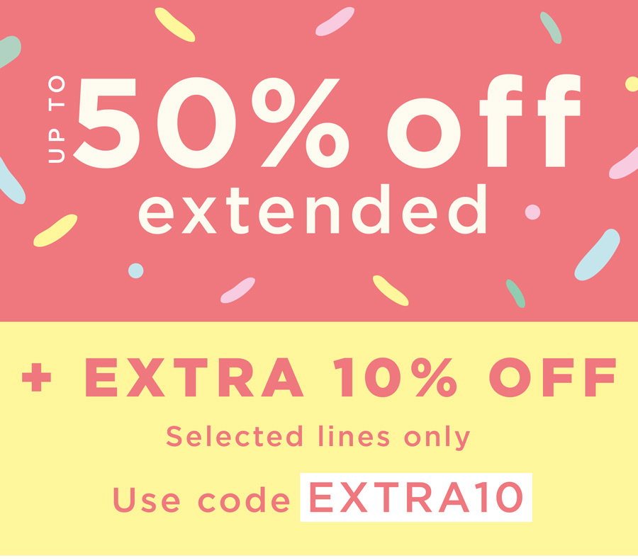 Up to 50% extended