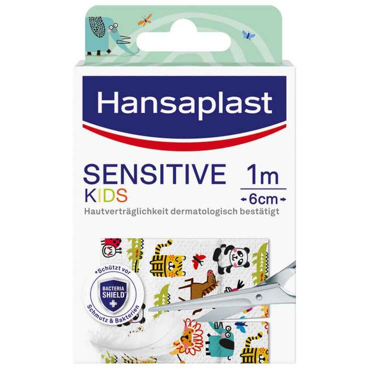 Hansaplast Sensitive Kinder Pflaster 6 cmx1 m