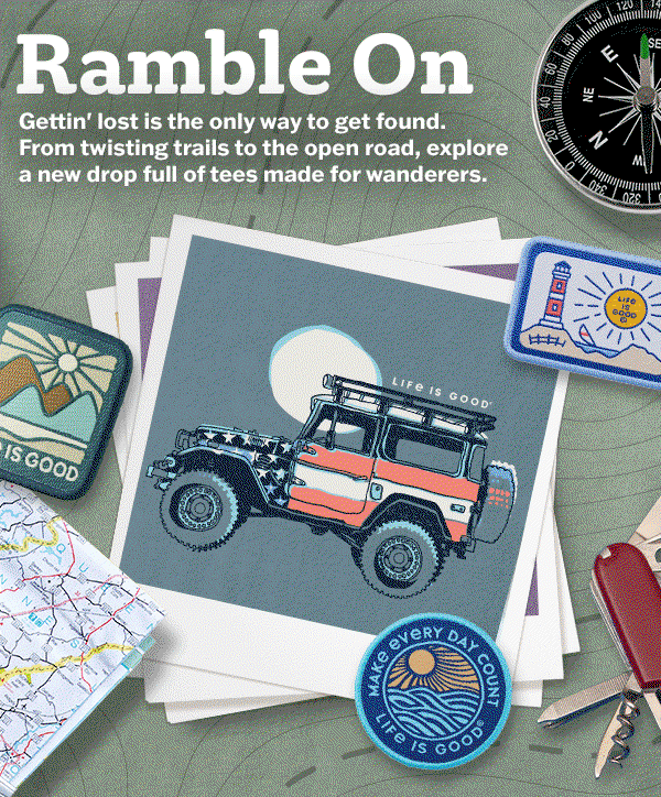 Tees made for wanderers.