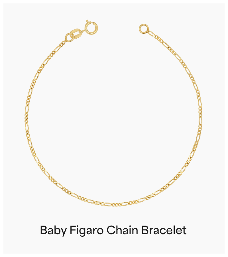 Baby Figaro Chain Bracelet