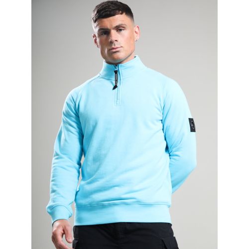 Image of Cyan Siren Quarter Zip Sweatshirt