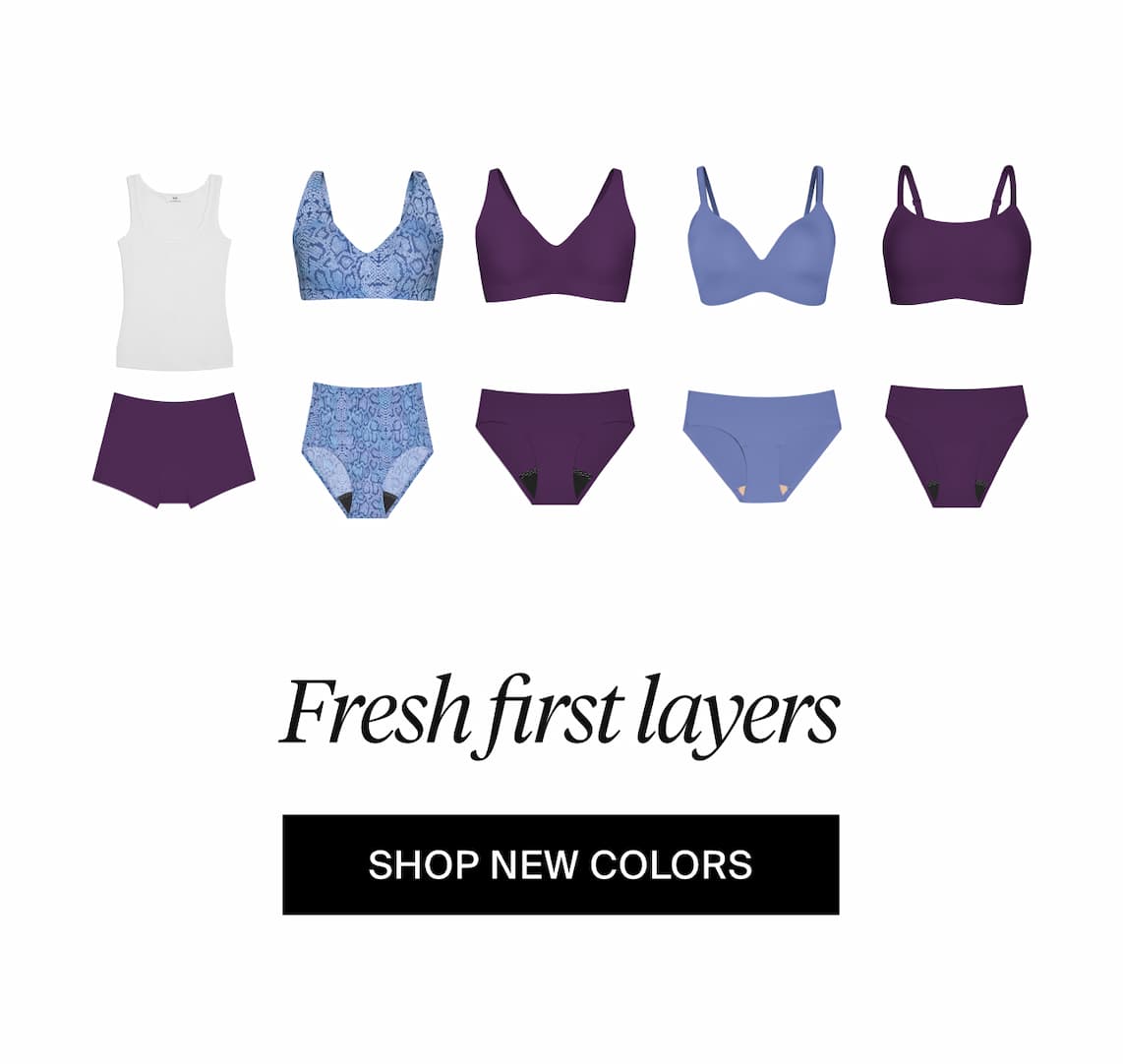 Fresh first layers. Shop new colors.