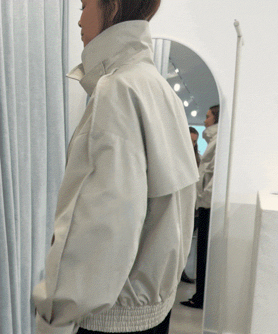 Stanley Funnel Neck Jacket Styled