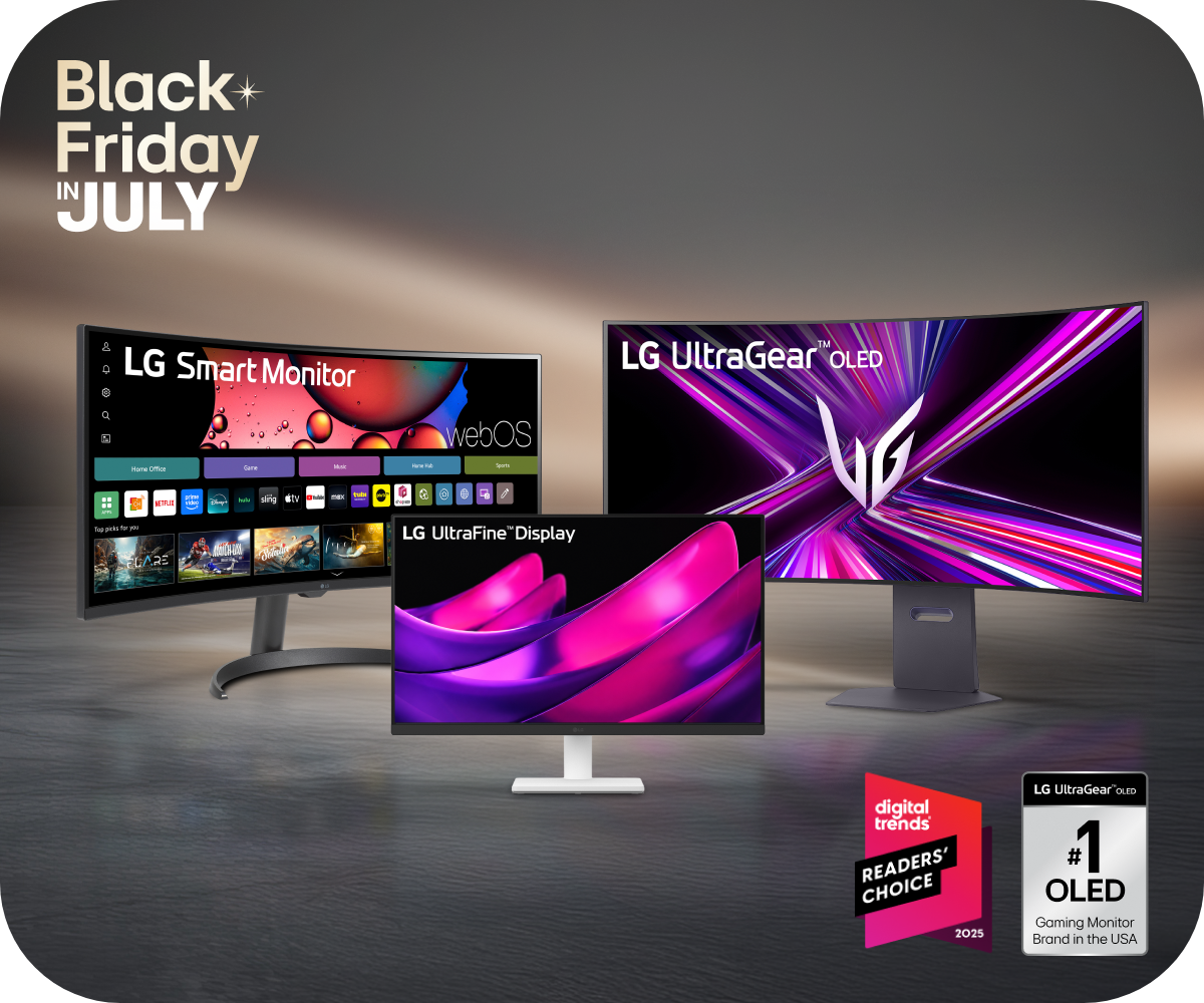 Black Friday In July LG Monitor Image