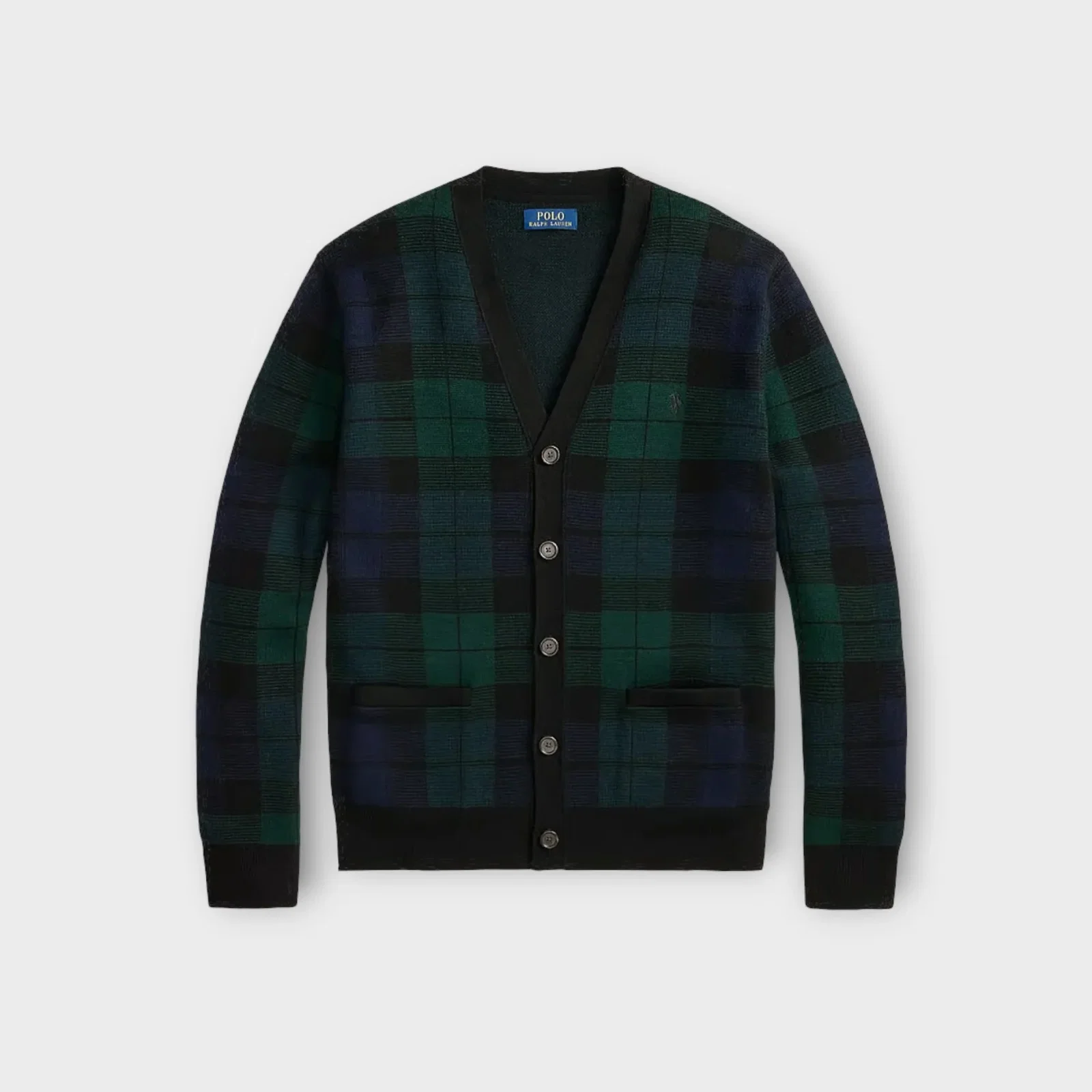 Image of Ralph Lauren Klassisk Cardigan I Black Watch