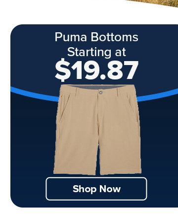 Puma Bottoms starting at $19.87