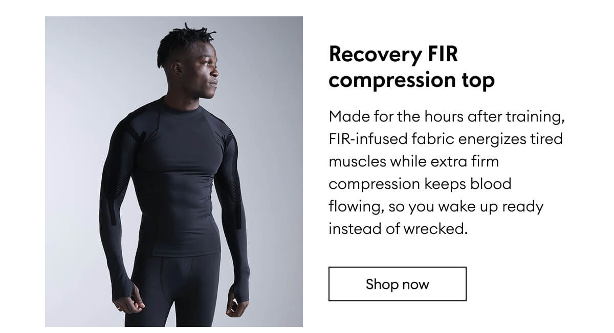 Recovery FIR compression top | Shop now 