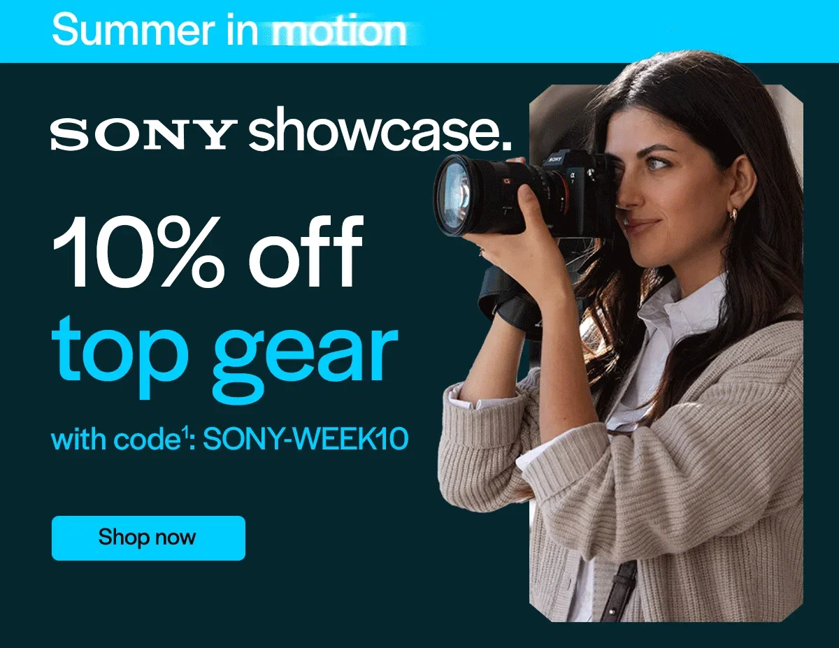 Sony showcase - 10% off top gear