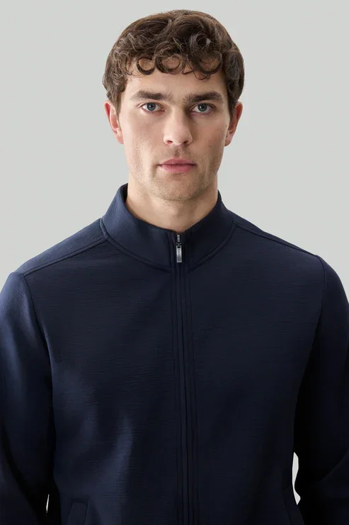 Kenji Full Zip in Navy