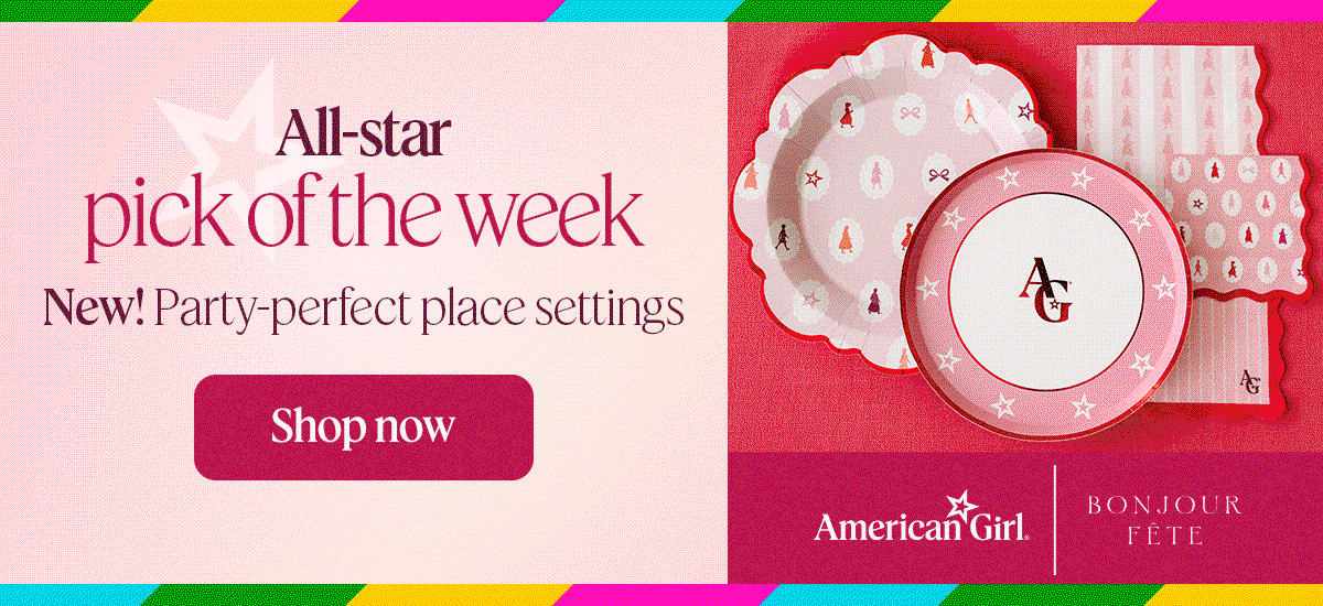 All-star pick of the week. New party-perfect place settings Shop now
