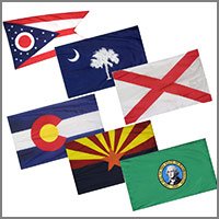 50 state complete flag kits