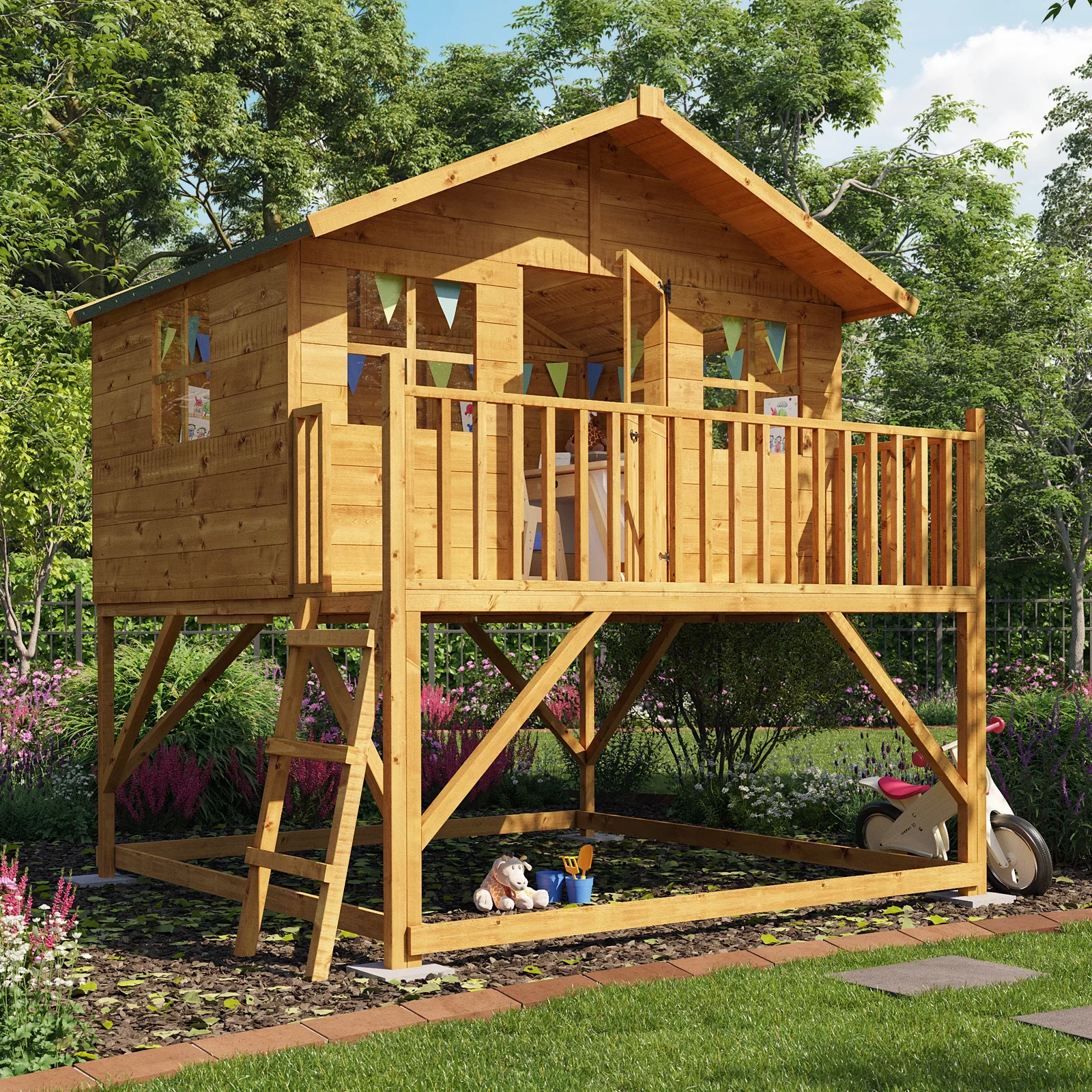 Image of BillyOh Lollipop Max Wooden Playhouse Tower