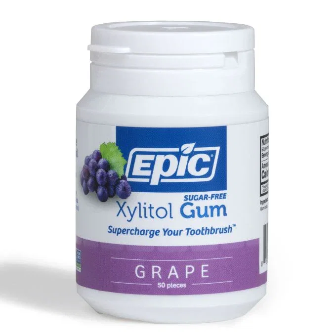 Epic Grape Dental Gum 50ct Bottle