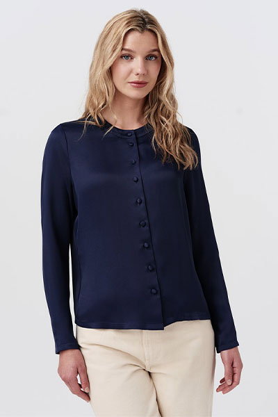 Efie Satin Blouse