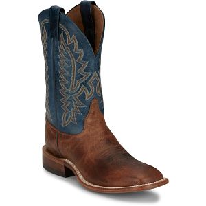 Poston 11" Western boot in amber (brown)