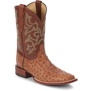 Truman 11" Full Quill Ostrich in cognac (tan)
