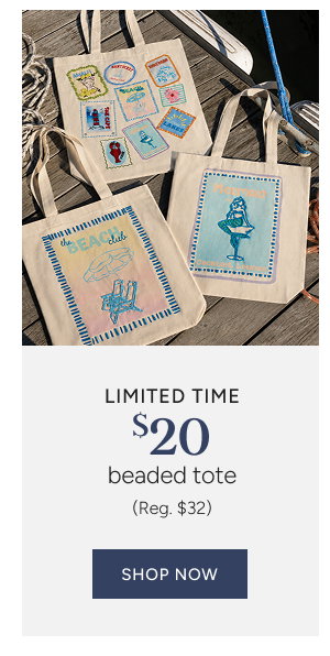 Beaded Tote Special Price $20 (reg. $32)