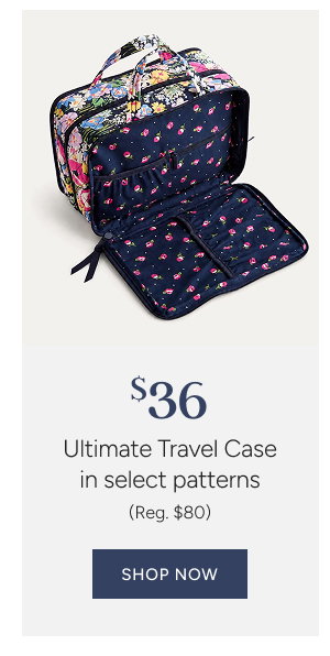 Vera Bradley Ultimate Travel Case Special Price $36 (reg. $80)