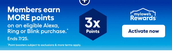 Members earn MORE points on an eligible Alexa, Ring or Blink purchase. Ends 7/25. Activate now