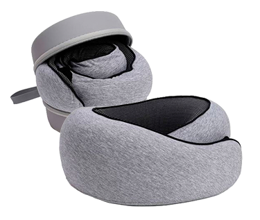 Almohada cervical ergonómica de viaje Gris