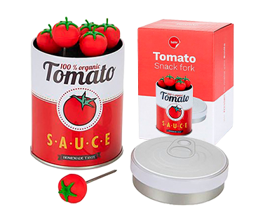 6 tenedores de aperitivo Tomate