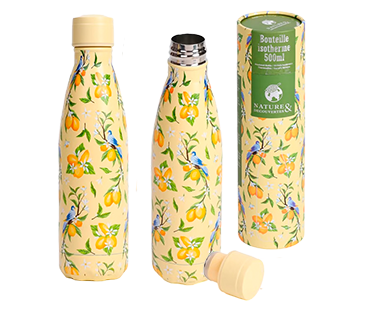 Botella de aceroinoxidable Limones 500ml