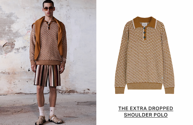 Extra Dropped Shoulder Polo