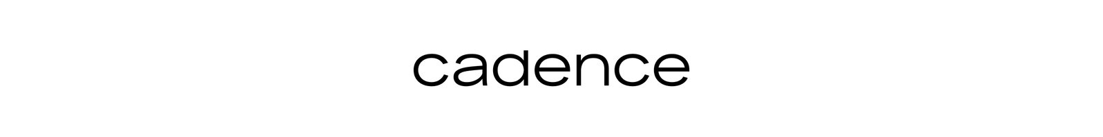 Click to shop Cadence. Cadence logo