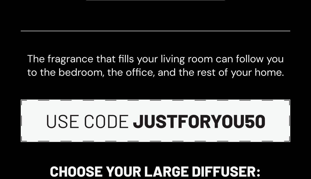 Promo code and heading