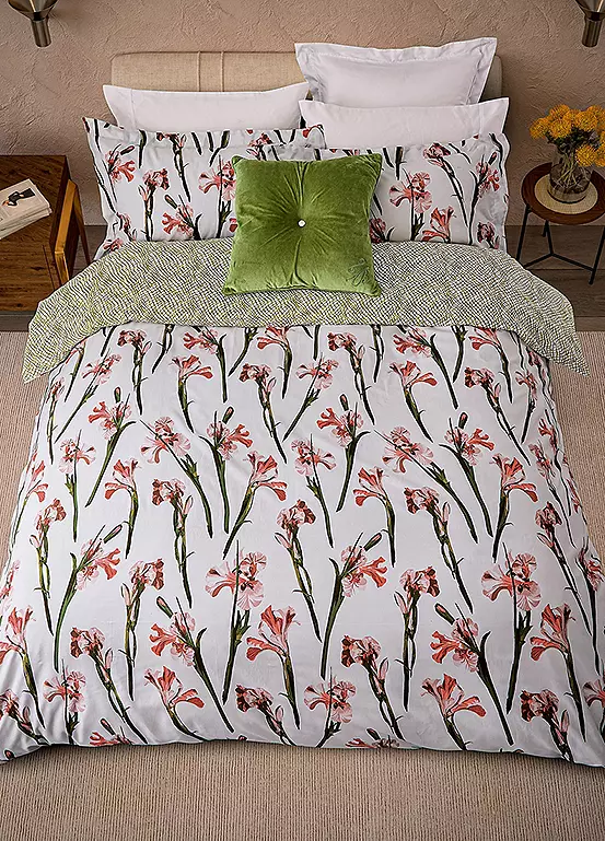 Ted Baker Wild Iris 200 Thread Count 100% Cotton Duvet Cover Set