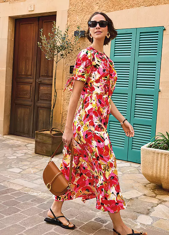 365 by Freemans Floral Pixi Midi Dress