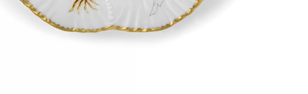 Set of 6, Histoires d’Orchidées Porcelain Floral Dinner Plate