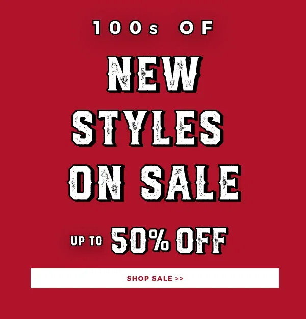 100S OF NEW STYLES ON SALE UP TO 50% OFF | SHOP SALE >>