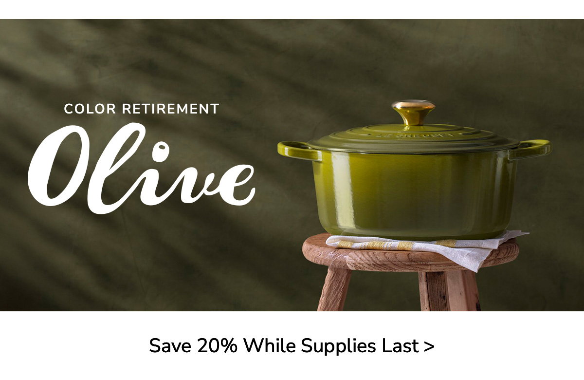 COLOR RETIREMENT: Olive - Save 20% While Supplies Last